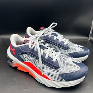 Under Armour Boys' Charged Scramjet 4 Running Shoes size 4